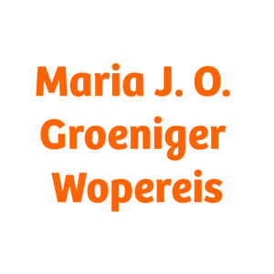 Maria J. O. Groeniger Wopereis